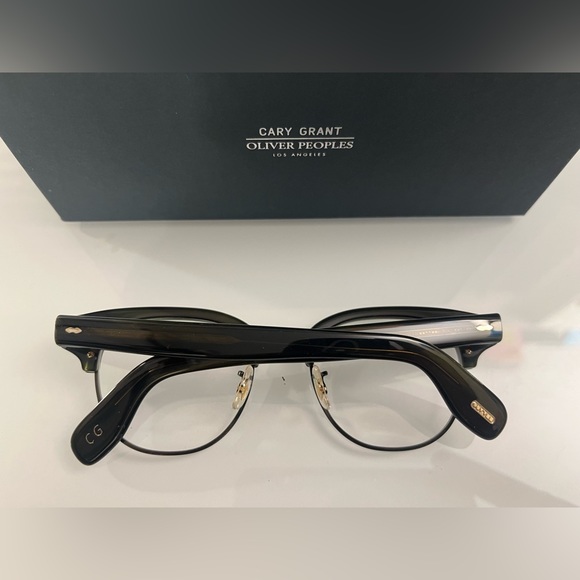 Oliver Peoples Cary Grant 2 Optical Frames in Emerald Bark MSRP$436 Great Gift - Picture 3 of 16